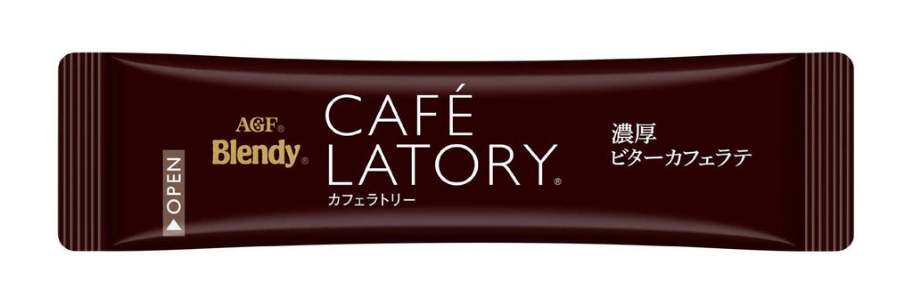 AGF Blendy Cafe Latory Rich Bitter Caffe latte 9g x 8 Sachets - YoYoMoNo