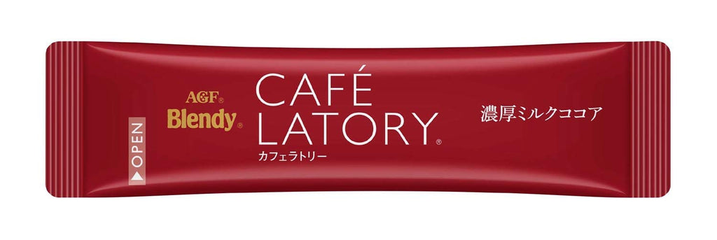 AGF Blendy Cafe Latory Rich Cocoa Latte 10.5g x 6 Sachets - YoYoMoNo