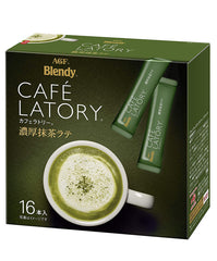 AGF Blendy Cafe Latory Rich Matcha Latte 12g x 6 sachets - YoYoMoNo
