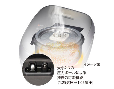 Tiger Double Pressure Induction Heating Rice Cooker JPH – A101 – Ke 5.5 Cups - YoYoMoNo